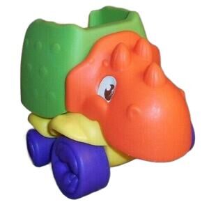 Animal Wheels Dinosaur Triceratops Dump Truck Preschool